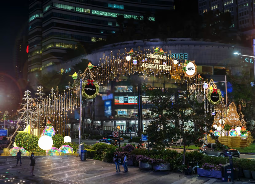 Orchard Road Christmas light-up